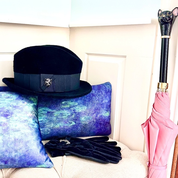 Philip Treacy Wool Boucle' Trilby BNIB - Picture 5 of 15